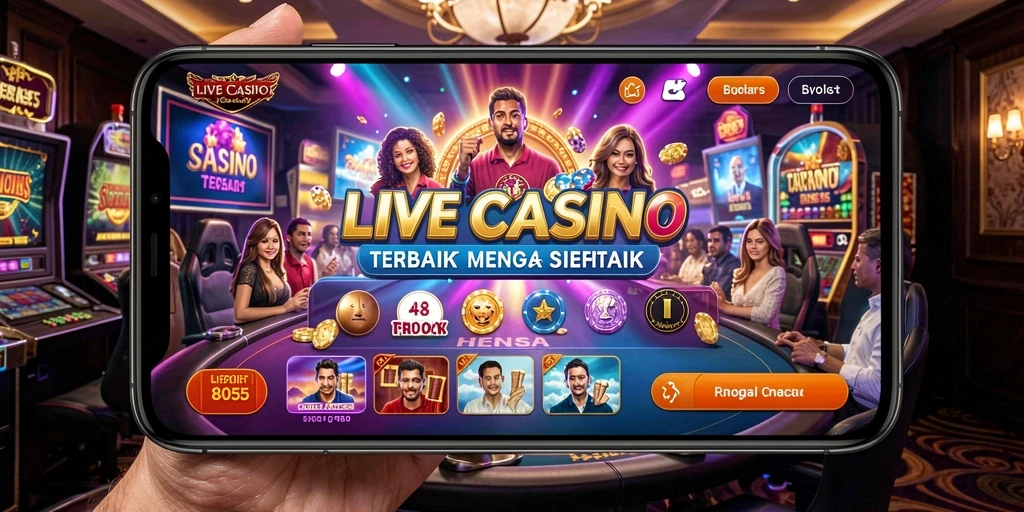 Gambaran nyata dari gameplay Live Casino di 8055.