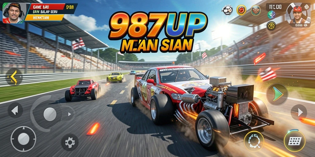 Tampilan gameplay 987UP yang mendebarkan dan menantang.
