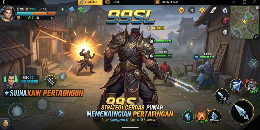 Tampilan screenshot gameplay yang intens dan strategis dari 99SL.