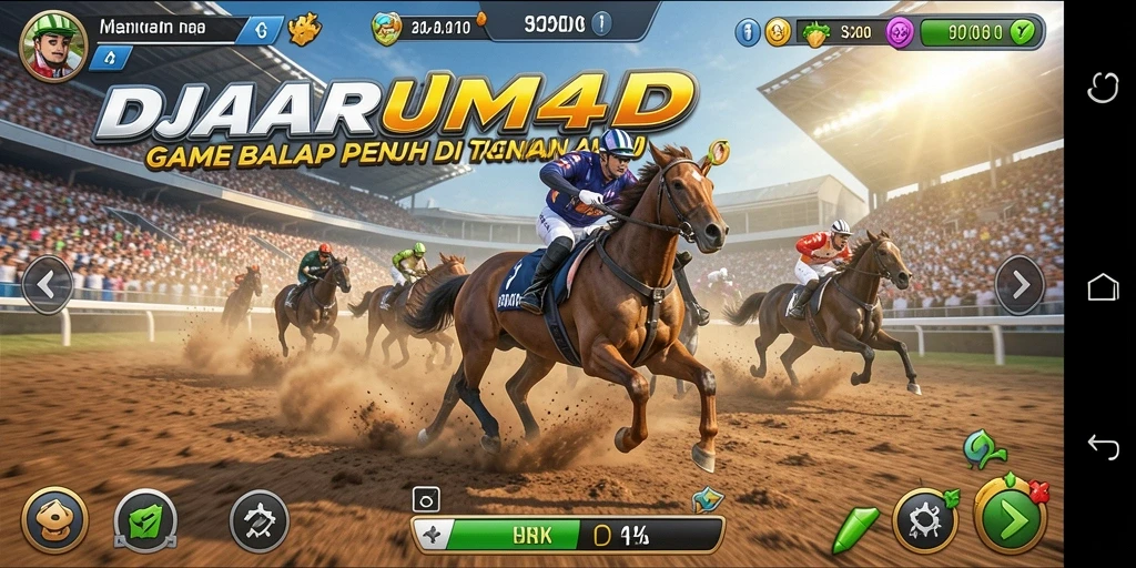 Screenshot gameplay mengasyikkan dari DJARUM4D dengan aksi balap yang menegangkan.