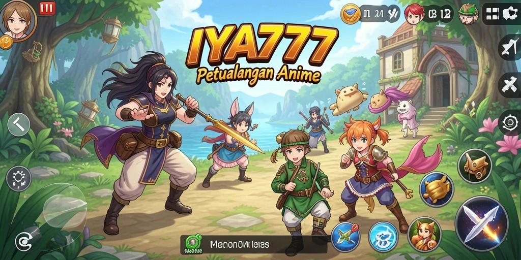 Tampilan menarik dari gameplay IYA777 yang penuh aksi dan karakter anime.