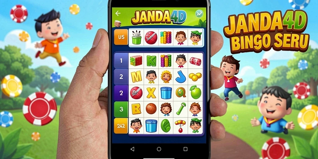 Tampilan gameplay Bingo yang menarik di JANDA4D