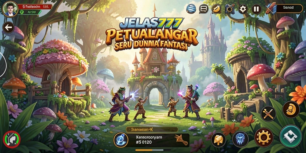 Tangkapan layar menunjukkan petualangan seru dalam JELAS777 dengan berbagai rintangan.