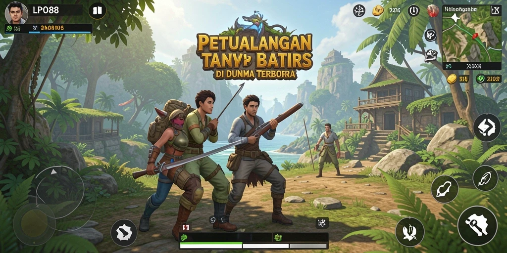 Gameplay LPO88 yang menakjubkan dalam dunia terbuka.