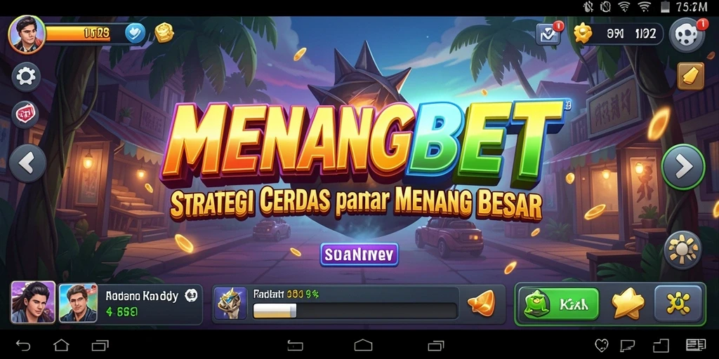 Screenshot gameplay MENANGBET menampilkan strategi menegangkan.