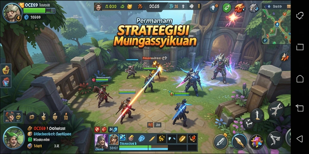 Tampilan gameplay OCE69 yang penuh strategi dan aksi.