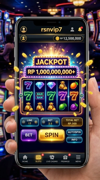 Halaman unduh APK di rsnvip7 dengan jelas menunjukkan informasi aplikasi.